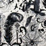 Alexander Henry Fabrics - Halloween - After Dark in Natural