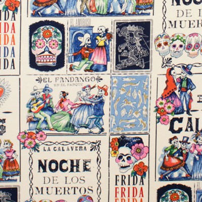 Alexander Henry Fabrics - Halloween - Day of the Dead in Multi