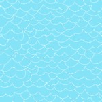 Andover - Storybook Lane - Waves in Blue