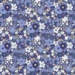 Art Gallery Fabrics - AGF Collection - Chic Flora - Vintage Rush in Bleu