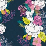 Art Gallery Fabrics - AGF Collection - Virtuosa - Flowerdrama in Notte