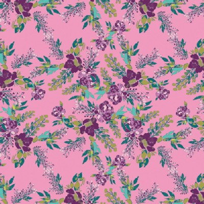 Art Gallery Fabrics - AGF Collection - Virtuosa - Episodic Blooms in Rosa