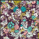 Art Gallery Fabrics - Bespoken - Millefiori in Dark