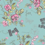 Art Gallery Fabrics - Cherie - Joie De Vivre in Beryl