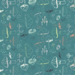 Art Gallery Fabrics - Hello Bear - Morel Grove in Pond