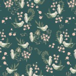 Art Gallery Fabrics - Hello Ollie - Feathered Fellow in Lush