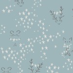 Art Gallery Fabrics - Holiday - Little Town - Starbright in Fog