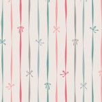 Art Gallery Fabrics - Holiday - Little Town - Bowtied in Cream