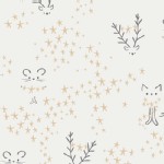 Art Gallery Fabrics - Holiday - Little Town - Starbright in Frost