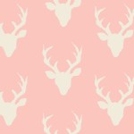 Art Gallery Fabrics - Knits - Buck Forest in Pink