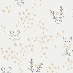 Art Gallery Fabrics - Knits - Little Town - Starbright in Frost