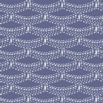 Art Gallery Fabrics - Petal and Plume - Rumpled in Gentian