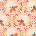 Art Gallery Fabrics - Sweet As Honey - Bee Sweet in Sunset