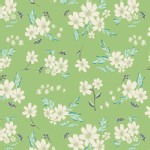 Art Gallery Fabrics - Winged - Flyaway Petalums in Vert