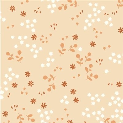 Birch Fabrics - Acorn Trail - Tonal Floral in Shell