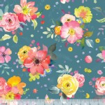 Blend Fabrics - Chelsea Market - Yorkshire Blooms in Blue