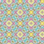 Blend Fabrics - Field Day - Butterfly Kaeidoscope in Blue