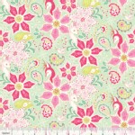 Blend Fabrics - Holiday - Christmas Dear - Poinsettia in Mint