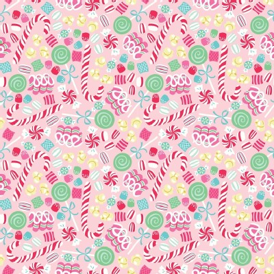 Blend Fabrics - Sugar Rush - Christmas Candy in Pink
