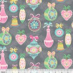 Blend Fabrics - Sugar Rush - Vintage Ornament in Grey