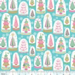 Blend Fabrics - Sugar Rush - Snowglobe Forest in Blue