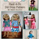 Burlap Button - Patterns - Charlie Mack-A-Doodle Doll Dress in PDF eFile