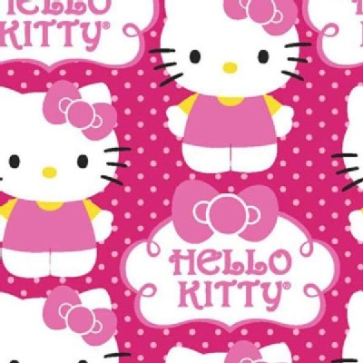 Character Prints - Hello Kitty - Hello Kitty Cupcake Logo in Pink