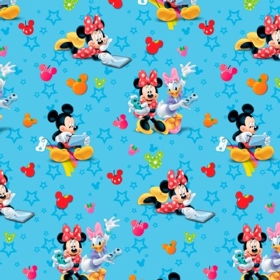 Character Prints - Mickey - Mickey and Friends Playtime in Blue