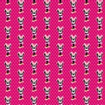 Character Prints - Mickey - Minnie Glasses Dots in Pink