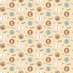 Character Prints - Other Characters - Bambi Badges in Tan