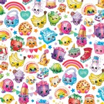 Character Prints - Other Characters - Shopkins Rainbow in White