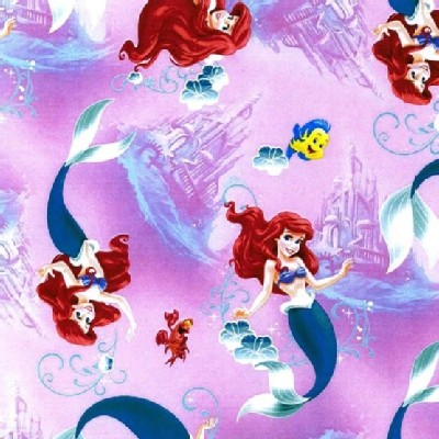 Character Prints - Princess - Little Mermaid Castle in Pink