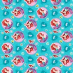 Character Prints - Princess - Disney The Little Mermaid Ariel Badge in Multi