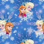 Character Prints - Princess - Frozen Winter Magic Snowflake in Blue