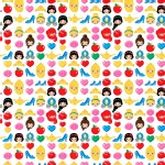 Character Prints - Princess - Princess Emojiland in White