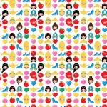 Character Prints - Princess - Princess Emojiland in White