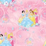 Character Prints - Princess - Disney Princess Blossom All Over in Pink