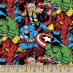 Character Prints - Super Heroes - KNIT - Marvel Packed Character in Multi