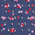 Cotton And Steel - Jubilee - Balloons in Blue