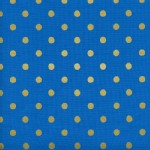 Cotton And Steel - Wonderland - Caterpillar Dots in Cobalt Metallic