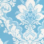 Free Spirit - Tea Cakes - Faded Wallpaper in Blue Eyes