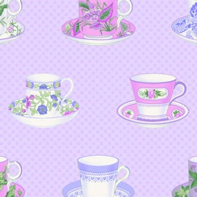 Lakehouse Drygoods - Sausalito Cottage - Peri Teacups in Lavender