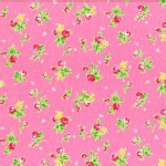 Lecien - Flower Sugar 2013 - Tossed Roses in Pink