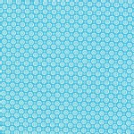 Lecien - Flower Sugar 2013 Fall - Floral Circles in Aqua