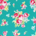 Lecien - Flower Sugar 2014 - Medium Floral Bouquet in Teal