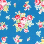 Lecien - Flower Sugar 2014 - Medium Floral Bouquet in Blue