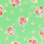 Lecien - Flower Sugar 2014 Fall - Med Florals in Green