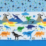 Lecien - Nico Nico Land - Dino Roar Border in Blue