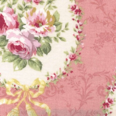 Lecien - Rococo Sweet 2014 - Floral Cameo in Dusk Rose