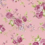 Lecien - Rococo Sweet 2015 - Main Floral Bouquet in Dusky Pink